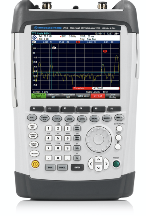 Picture of Rohde & Schwarz ZVH8 Handheld Cable and Antenna Analyzer