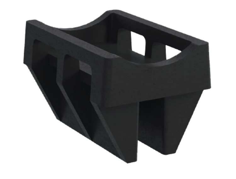 Picture of ConcealFab® PIM Shield Universal Base, Angle Adapter, 3/8-in
