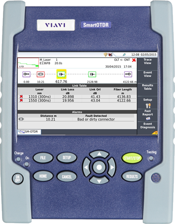Picture of VIAVI Solutions SmartOTDR Fiber Installation Tester PRO Kit