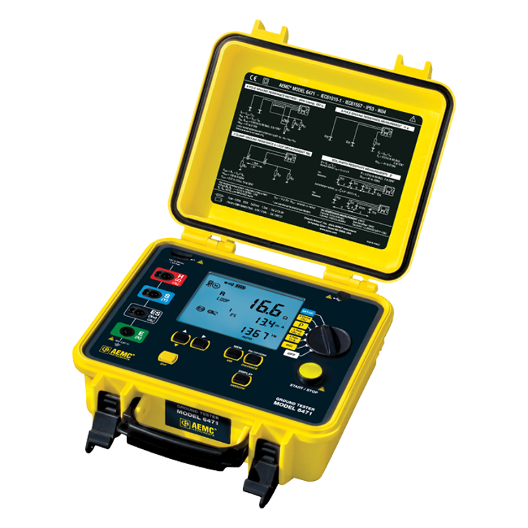 Picture of AEMC 6471 Ground Resistance Tester